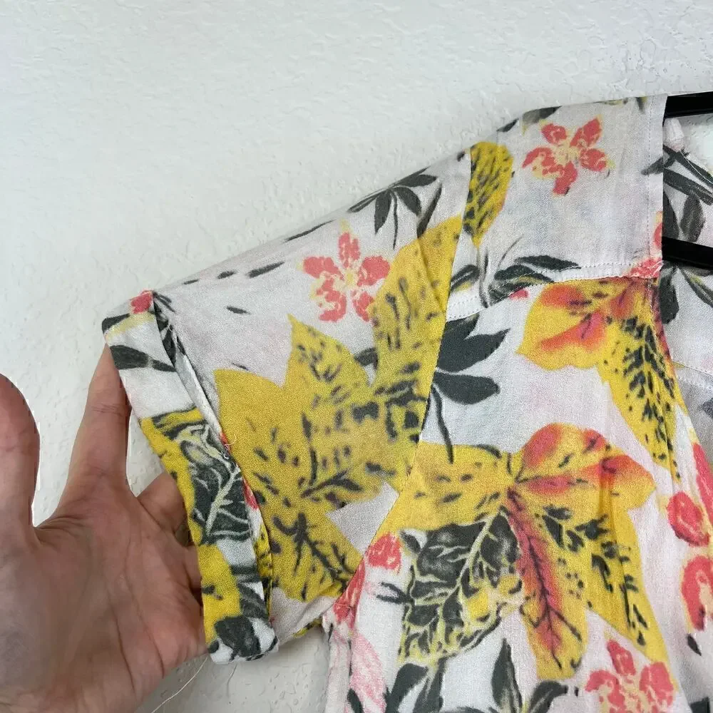 Free People x REVOLVE Part Time Lover Mini Floral Dress in Lily Combo Size 6 - Picture 5 of 10